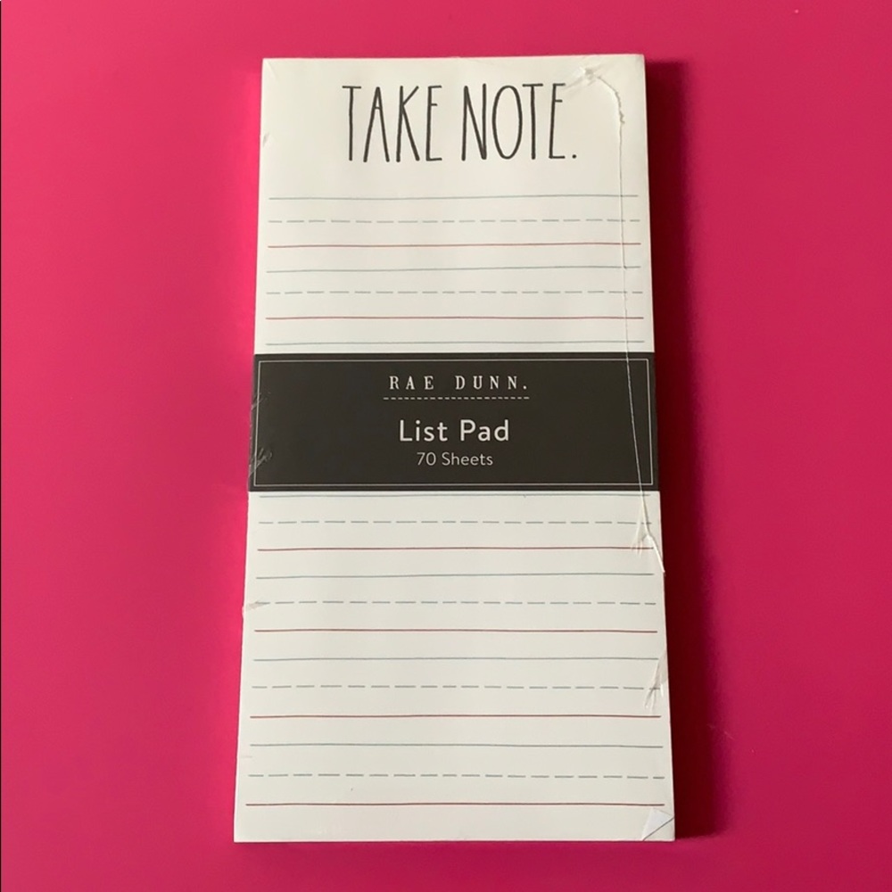 Rae Dunn List Pad